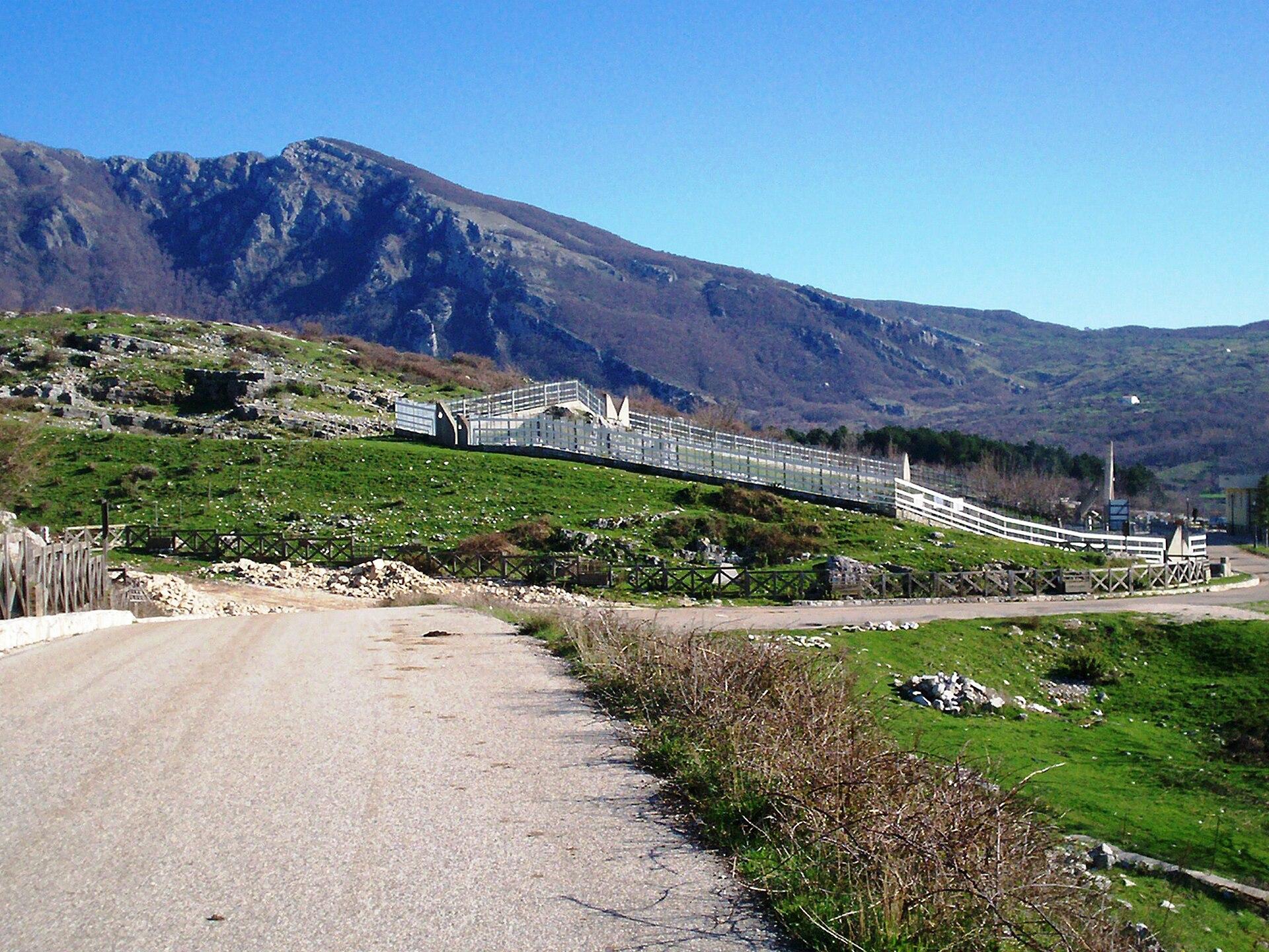The geo-palaeontological park at Pietraroja in the province of Benevento