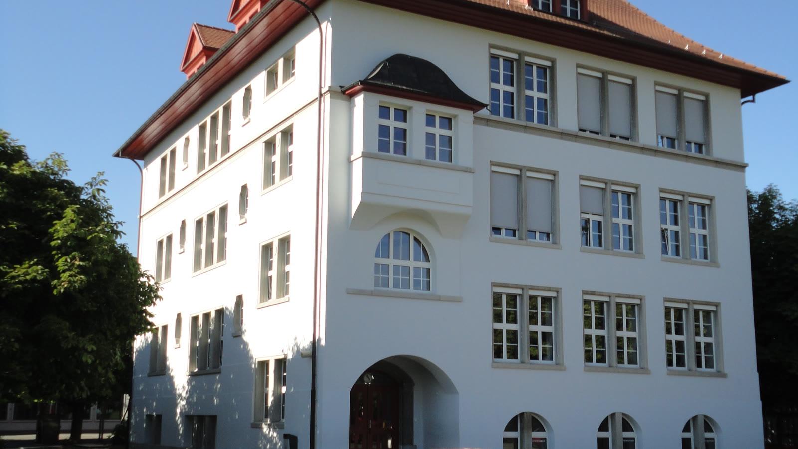 The Sauriermuseum Frick building, which holds the dinosaurs excavated from the clay pit above the village