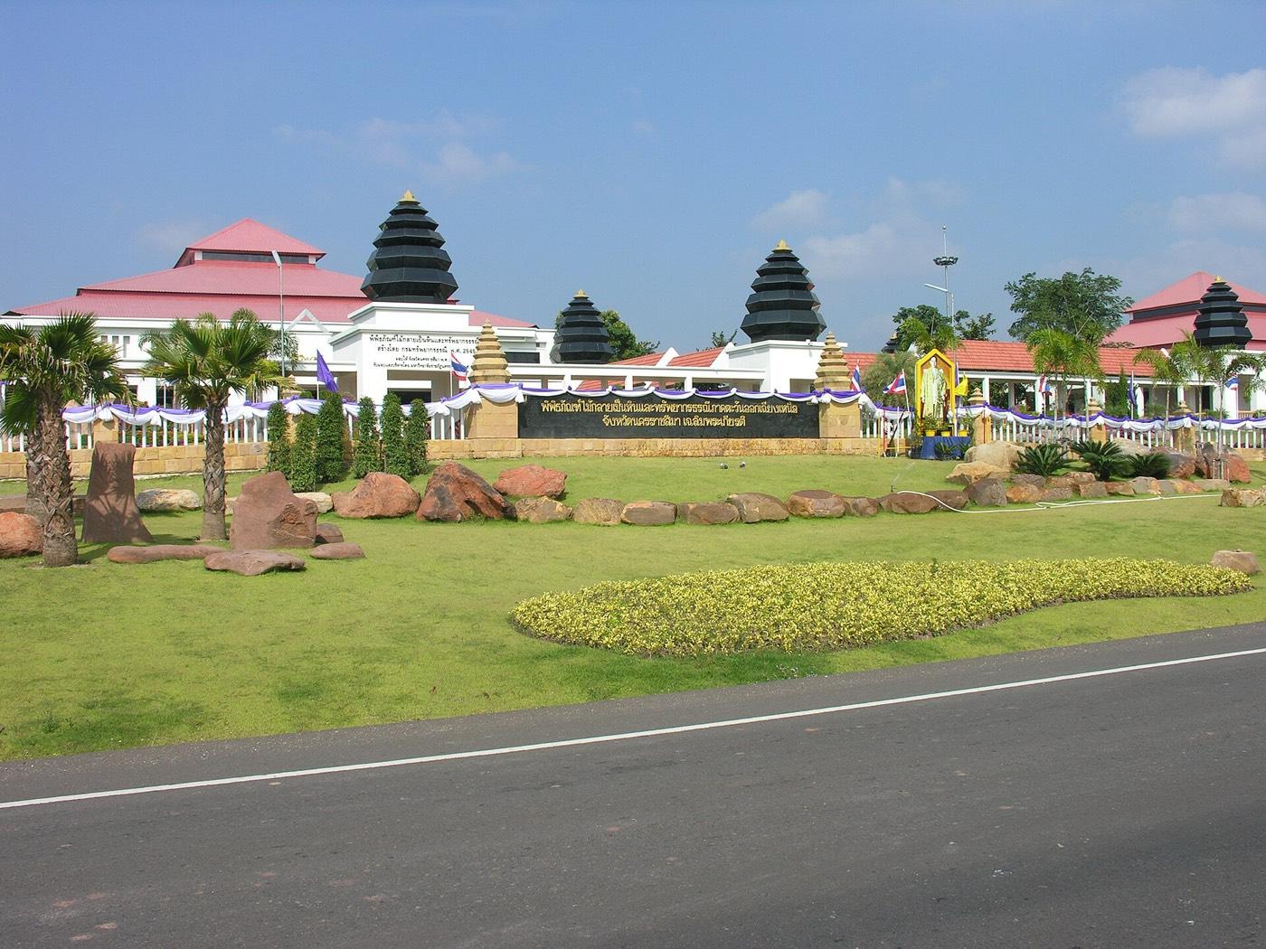 The Krok Duan Ha petrified wood museum in Nakhon Ratchasima province