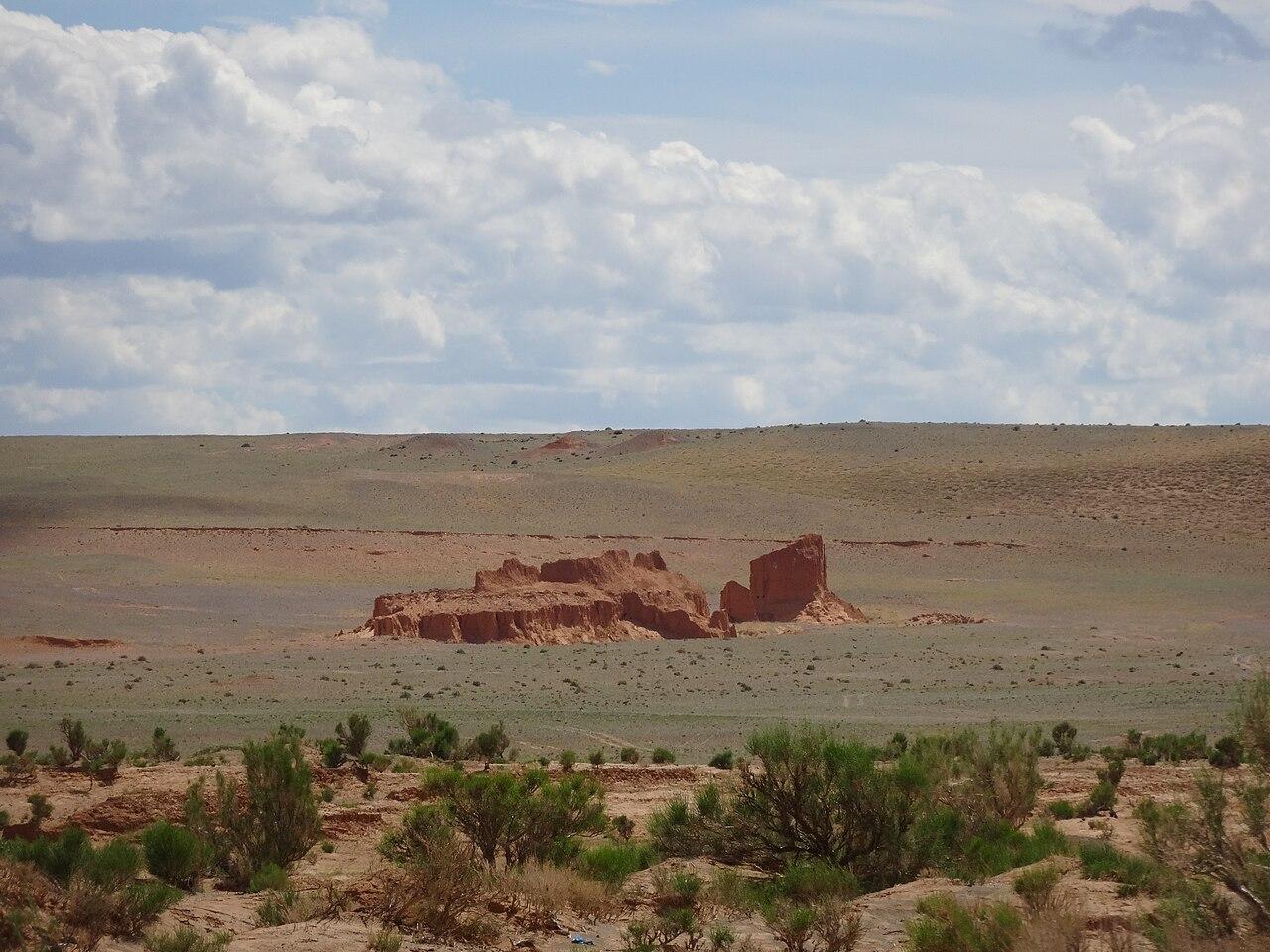 Rock formations Gobi Desert Mongolia
